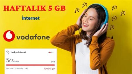 Vodafone Haftalık Bedava İnternet